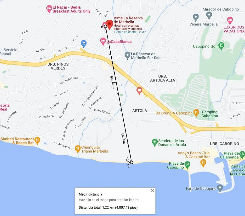 別荘 Casa Hibiscus Marbellaヴィラ